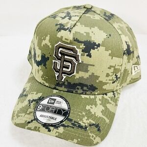New Era San Francisco Giants Digital Camo A-Frame 9FORTY Hat Cap Adjustable